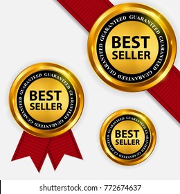 Best Seller collection Set Label. Vector Illustration EPS10
