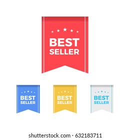 Best Seller Flat Badges