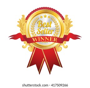 Best Seller Golden Badge
