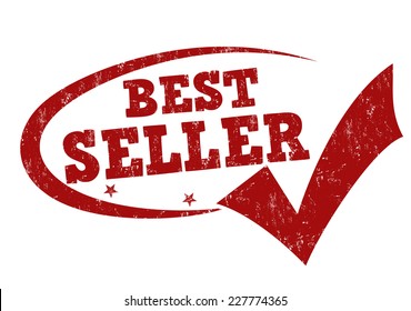 Best seller grunge rubber stamp on white background, vector illustration