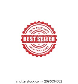 Best seller grunge stamp seal icon vector illustration