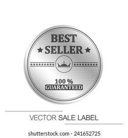 Best seller guaranteed vector label with royal crown 