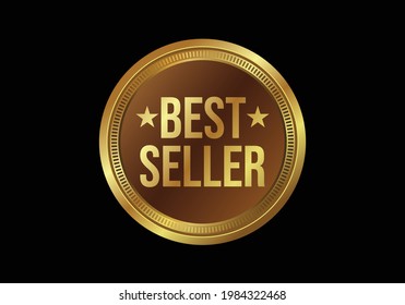 Best Seller icon design, Best Seller badge logo design template vector illustration