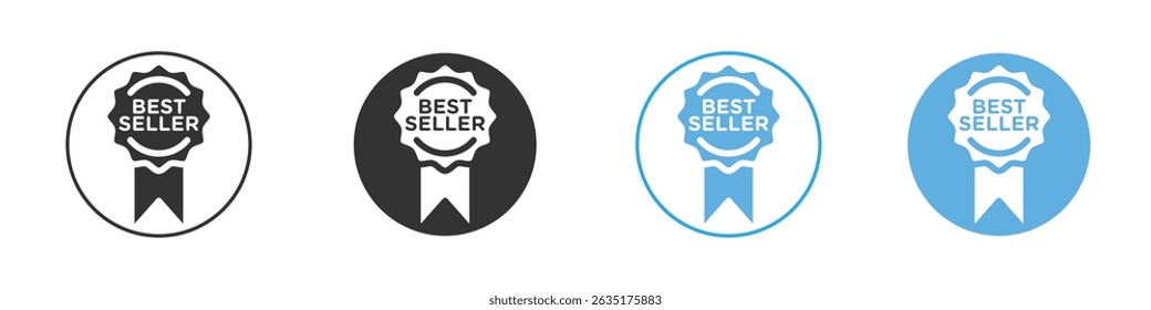 Best seller icon Editable flat style, illustration icons
