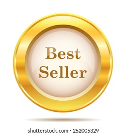 Best seller icon. Internet button on white background. EPS10 vector. 