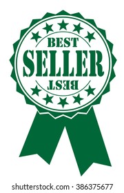 best seller icon on white, vector illustration