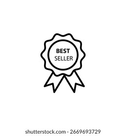 Best seller icon simple vector isolated symbol vector illustration for web and app..eps