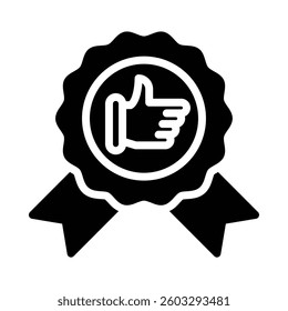 Best Seller Icon in Solid Style