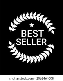 Best seller icon vector design for business