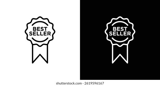 Best seller icon Vector symbol in trendy flat style