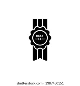 best seller icon vector template