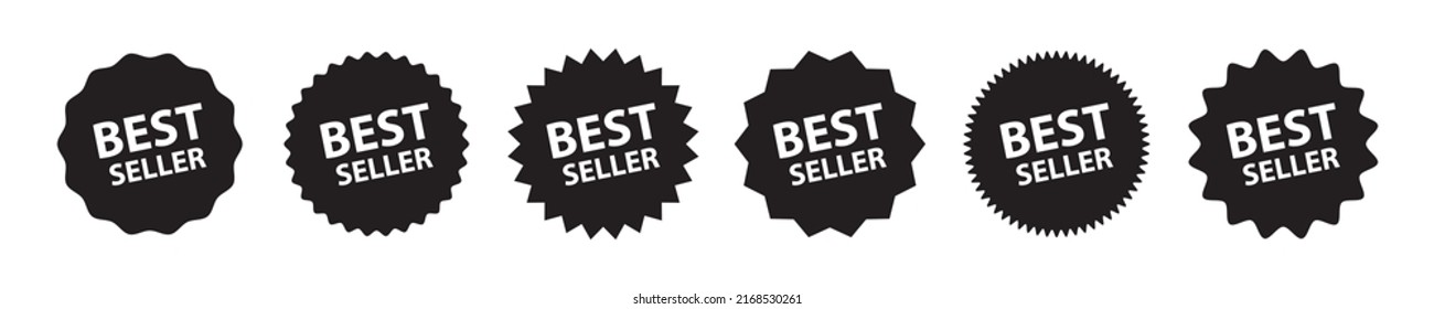 Best Seller Label Icon Vector Illustration