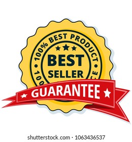 Best Seller label illustration