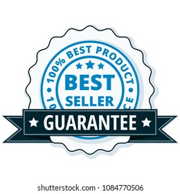 Best Seller label illustration