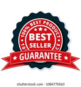 Best Seller label illustration