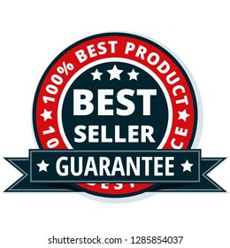 Best Seller label illustration