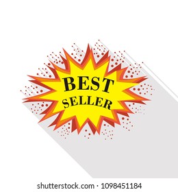 best seller label vector
