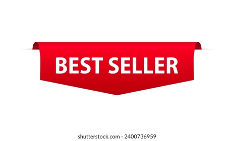 Bester Verkäufer Label Vektordesign. Symbol für das beste Verkäufer-Button-Symbol