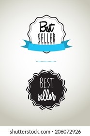 Best seller label, vector illustration, Eps 10