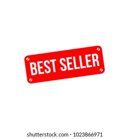 Best Seller Label Vector Template Design