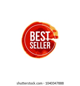 Best Seller Label Vector Template Design