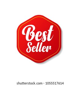 Best Seller Label Vector Template Design