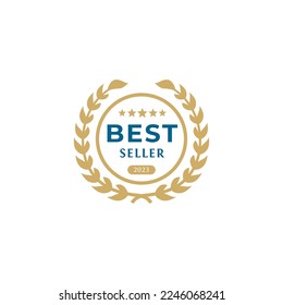 Best Seller Labels on white background. Vector