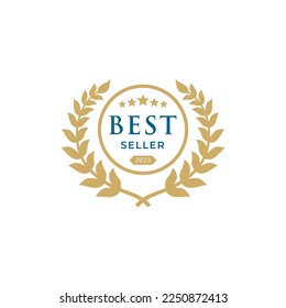 Best Seller Labels on white background. Vector