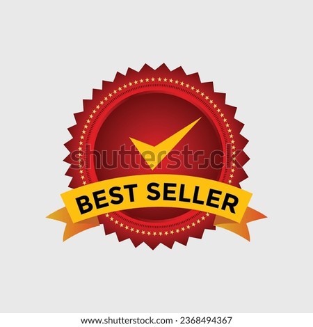 Best Seller Logo design concept