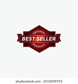 Best Seller Logo, best, original product, marketing,seller, seal, service fully editable vector logo template