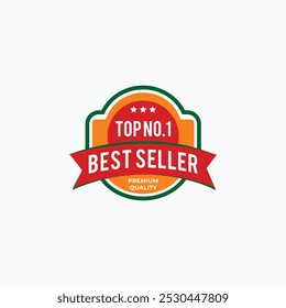Best Seller Logo, best, original product, marketing,seller, seal, service fully editable vector logo template