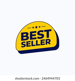 Best Seller Logo Vector Template Design Illustration