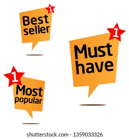 Best Seller, Must Have & Most Popular Labels