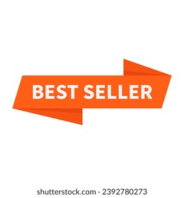 Best Seller In Orange Rectangle Ribbon Shape For Promotion Business Ads Marketing
