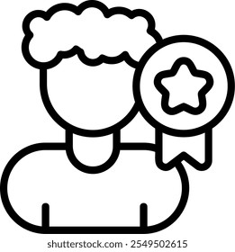 Best Seller Outline Style Icon Design