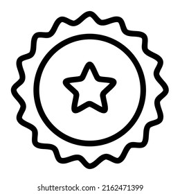 Best seller product in outline icon. Premium quality, warranty, guarantee, emblem. badge, label