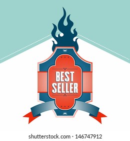 best seller product sale vintage label