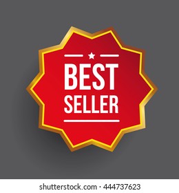 Best Seller red star vector