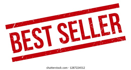 Best seller rubber stamp. Red Best seller rubber grunge stamp vector illustration - Vector