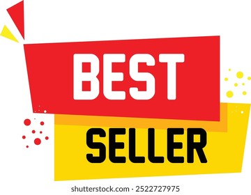 Icono de signo de best seller. Símbolo del premio al mejor vendedor. Pegatinas de estrellas. Vector eps10