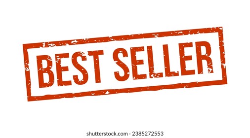 Best Seller Sign Word Text Rubber Stamp Grunge Effect Vector Illustration
