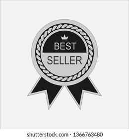 Best Seller, Sold or Fast Moving Item Illustration As A Simple Vector Sign & Trendy Symbol for Design, Trading Websites, Presentation or Application.