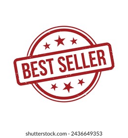 Best Seller Stamp, Best Seller Grunge Round Sign