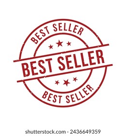 Best Seller Stamp, Best Seller Grunge Round Sign