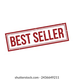 Best Seller Stamp, Best Seller Grunge Square Sign