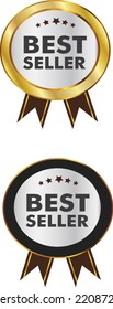 Best seller Stamp or icon in monochromatic and colored versions