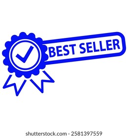 best seller stamp icon vector design templates