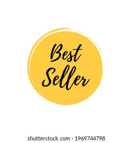 Best Seller Stamp On White Background.