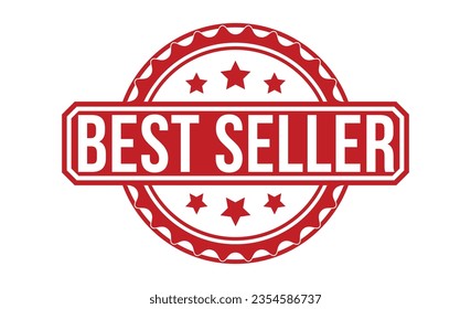 Best seller stamp red rubber stamp on white background. Best seller stamp sign. Best seller stamp.