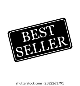 best seller stamp sign symbol vector flat icon	
